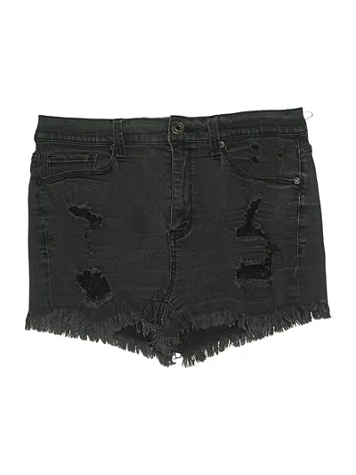 Pre-owned Mudd Denim Shorts In Black