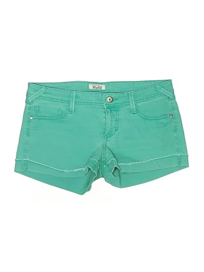 Pre-owned Mudd Denim Shorts In Green