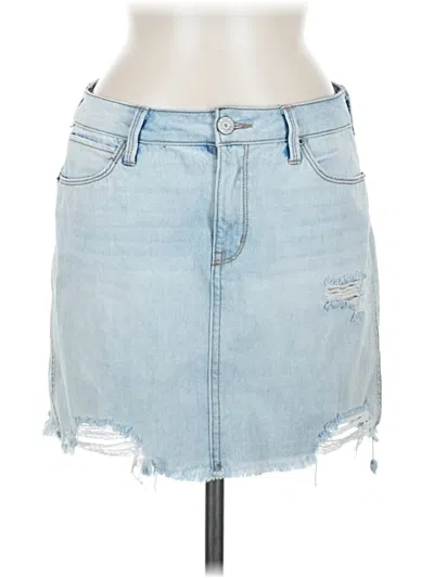 Pre-owned Mudd Denim Skirt In Blue