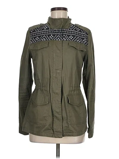 Pre-owned Mudd Jacket In Green