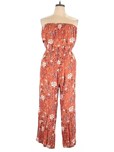 Pre-owned Mudd Jumpsuit In Orange