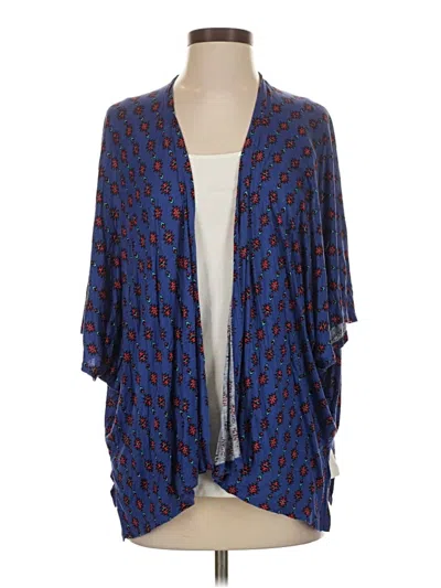 Pre-owned Mudd Kimono In Blue