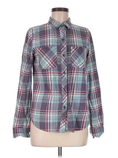 Pre-owned Mudd Long Sleeve Button Down Shirt In Teal
