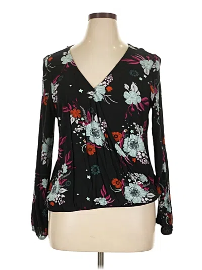 Pre-owned Mudd Long Sleeve T-shirt In Black