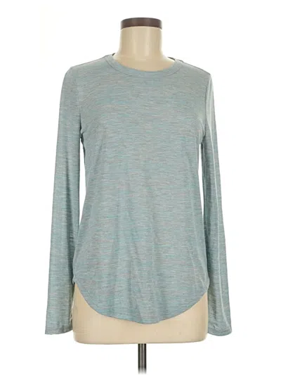 Pre-owned Mudd Long Sleeve T-shirt In Blue