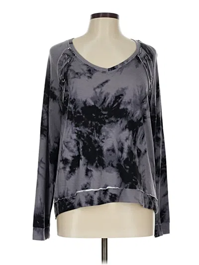 Pre-owned Mudd Long Sleeve T-shirt In Gray