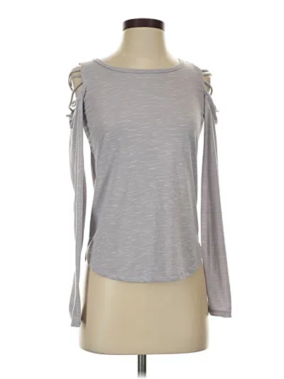 Pre-owned Mudd Long Sleeve T-shirt In Gray
