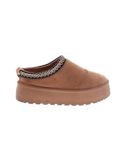 Pre-owned Mudd Mule/clog In Brown