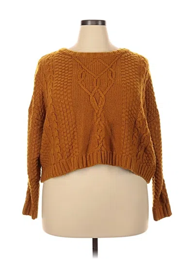 Pre-owned Mudd Pullover Sweater In Brown