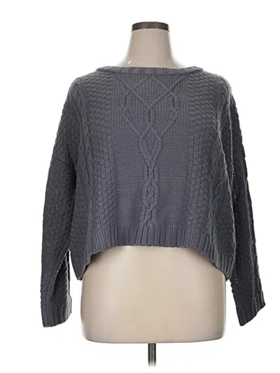 Pre-owned Mudd Pullover Sweater In Gray