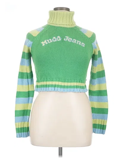 Pre-owned Mudd Pullover Sweater In Green