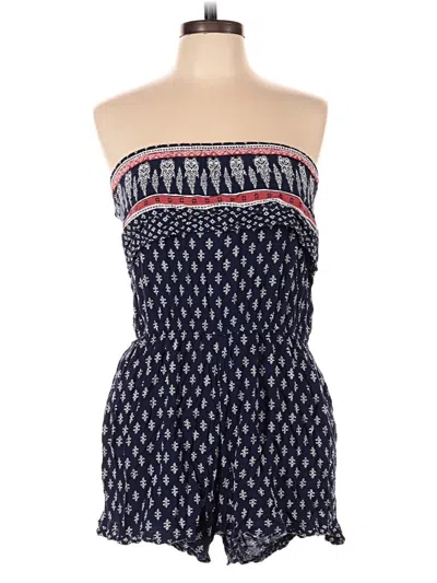 Pre-owned Mudd Romper In Blue