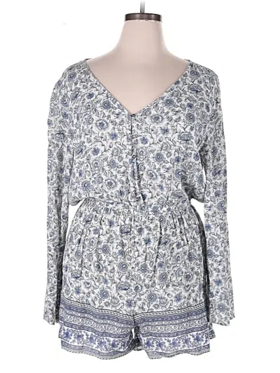 Pre-owned Mudd Romper In Blue
