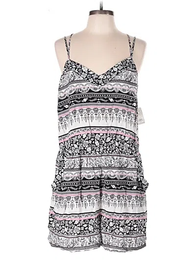 Pre-owned Mudd Romper In Pink