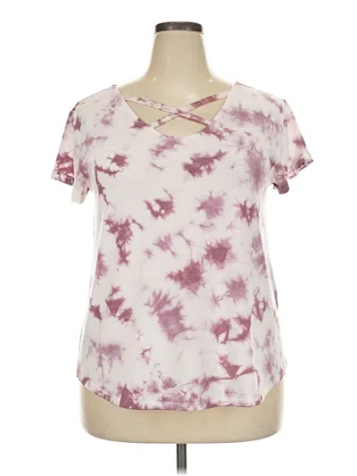 Pre-owned Mudd Short Sleeve T-shirt In Pink