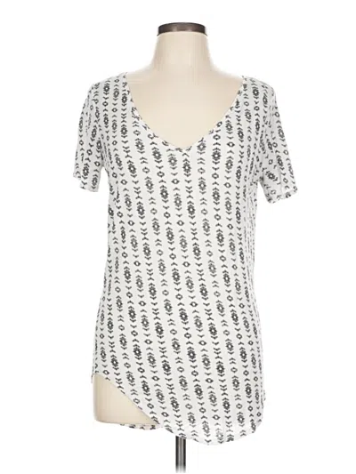 Pre-owned Mudd Short Sleeve T-shirt In Silver