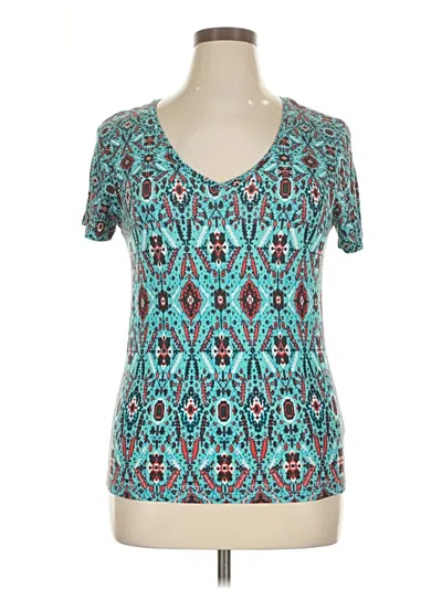 Pre-owned Mudd Short Sleeve T-shirt In Teal