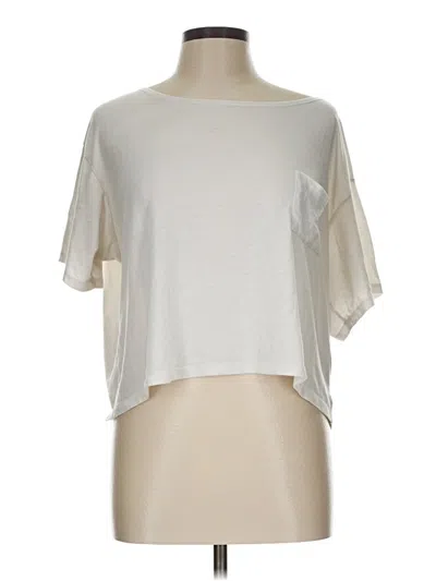 Pre-owned Mudd Short Sleeve T-shirt In White