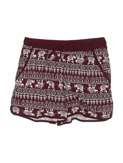 Pre-owned Mudd Shorts In Burgundy