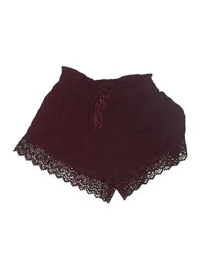 Pre-owned Mudd Shorts In Burgundy