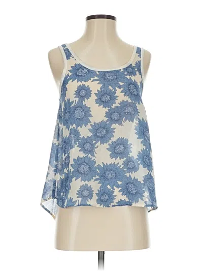 Pre-owned Mudd Sleeveless Blouse In Blue