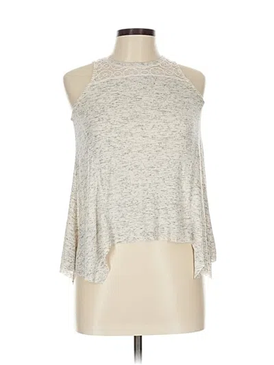 Pre-owned Mudd Sleeveless Blouse In Silver
