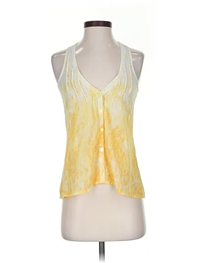 Pre-owned Mudd Sleeveless Blouse In Yellow