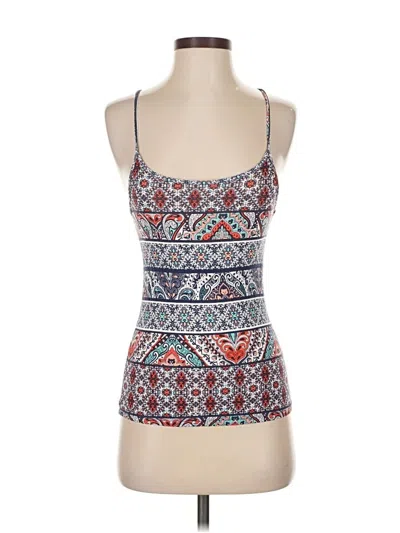 Pre-owned Mudd Sleeveless Top Blue Halter Neckline Tops