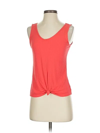 Pre-owned Mudd Sleeveless Top Orange Sweetheart Neckline Tops