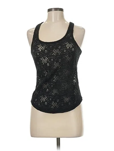 Pre-owned Mudd Tank Top Black Halter Neckline Tops