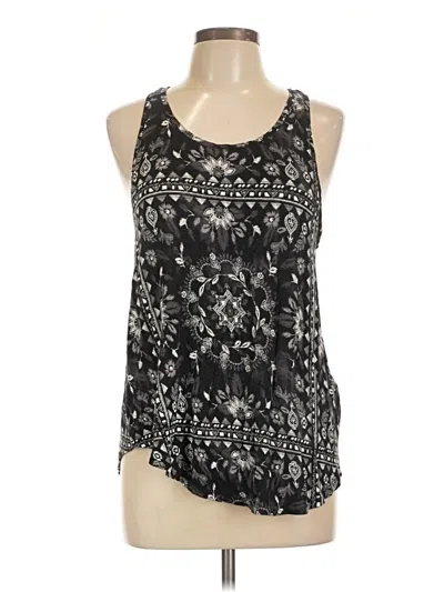 Pre-owned Mudd Tank Top Black Halter Neckline Tops