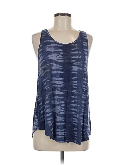 Pre-owned Mudd Tank Top Blue Halter Neckline Tops