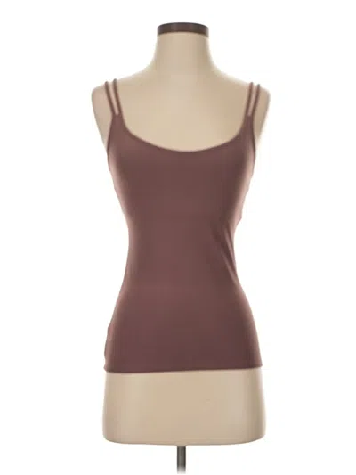 Pre-owned Mudd Tank Top Brown Strapless Neckline Tops