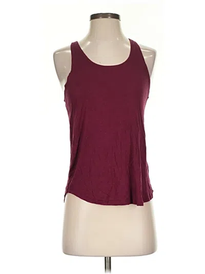 Pre-owned Mudd Tank Top Burgundy Halter Neckline Tops