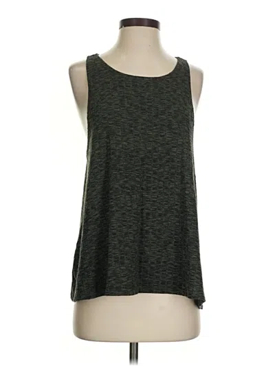 Pre-owned Mudd Tank Top Green Halter Neckline Tops