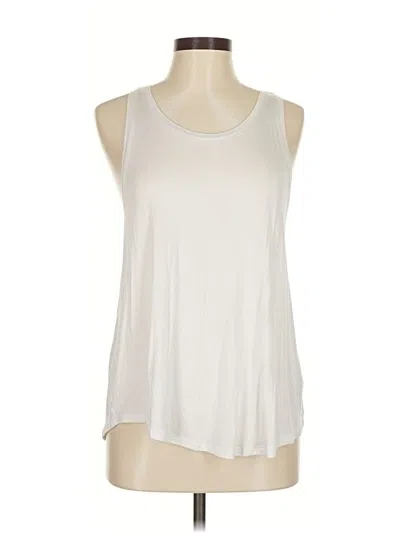 Pre-owned Mudd Tank Top Ivory Halter Neckline Tops In White