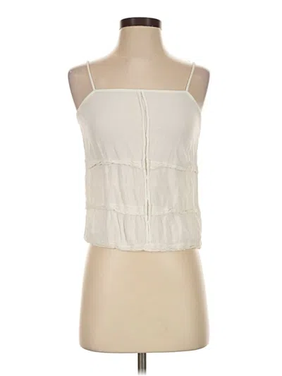 Pre-owned Mudd Tank Top Ivory Strapless Neckline Tops