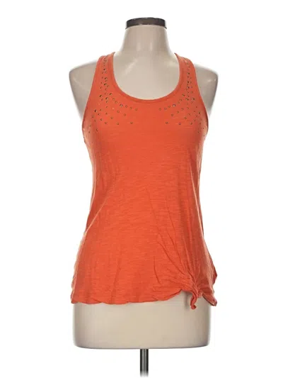 Pre-owned Mudd Tank Top Orange Halter Neckline Tops
