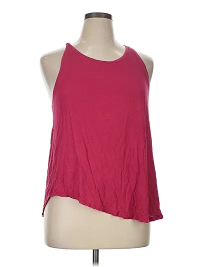 Pre-owned Mudd Tank Top Pink Halter Neckline Tops
