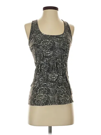 Pre-owned Mudd Tank Top Silver Halter Neckline Tops