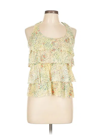 Pre-owned Mudd Tank Top Yellow Halter Neckline Tops