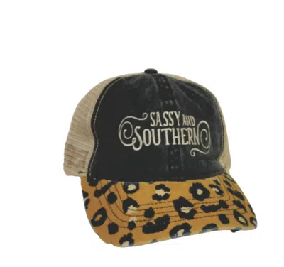 Muddy Carrots Women's Sassy & Southern Mesh Back Hat In Olive