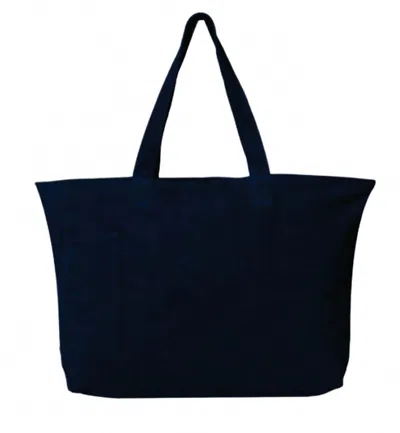 Muddy Carrots Women's Signature Stone Washed Tote Bag In Black