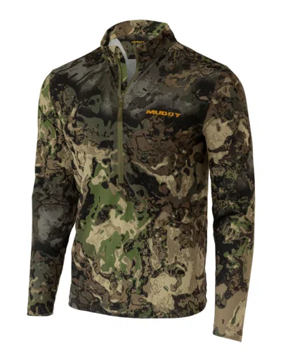 Muddy Outdoors Men's Muddy Trx Lightweight Quarter Zip In Green