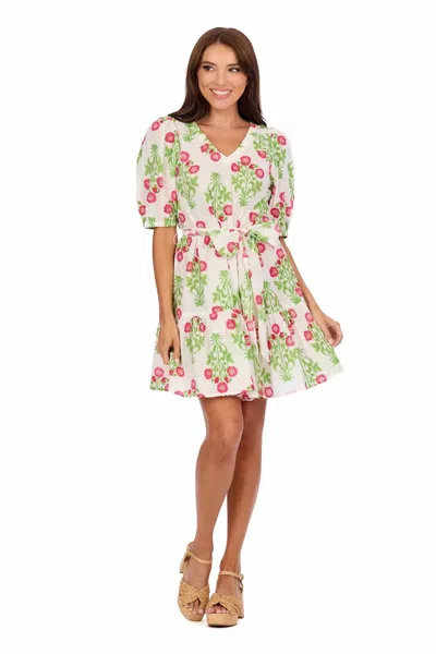 Mudpie Audra V-neck Dress In Multi