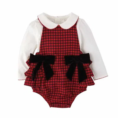 Mudpie Kids' Baby Girl Buffalo Check Dress In Multi