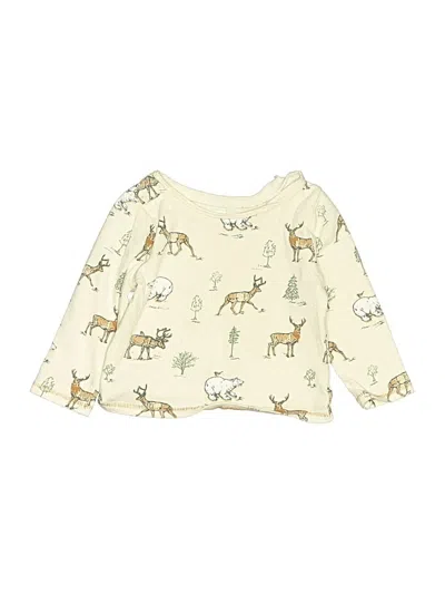 Pre-owned Mudpie Baby Babies' Long Sleeve T-shirt In White