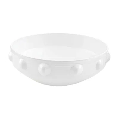 Mudpie Beaded Serving Bow In White