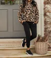 Mudpie Brady Sherpa In Leopard In Multi