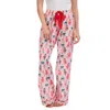 Mudpie Candy Cane Holiday Pajama Pants In Pink In Pink